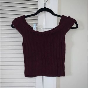 UO off the shoulder crop top